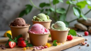 découvrez nos glaces artisanales écoresponsables, spécialement conçues pour les professionnels soucieux de la qualité et de l'environnement.