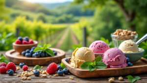 découvrez nos glaces artisanales fabriquées avec soin dans les landes, alliant saveurs authentiques et engagement en faveur du développement durable près de bordeaux.