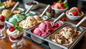 découvrez notre fabrication artisanale de glaces d’exception, le partenaire incontournable des professionnels pour des desserts glacés authentiques et savoureux.