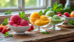 découvrez nos sorbets artisanaux alliant fraîcheur et saveurs locales pour un plaisir gourmand et naturel à chaque dégustation.